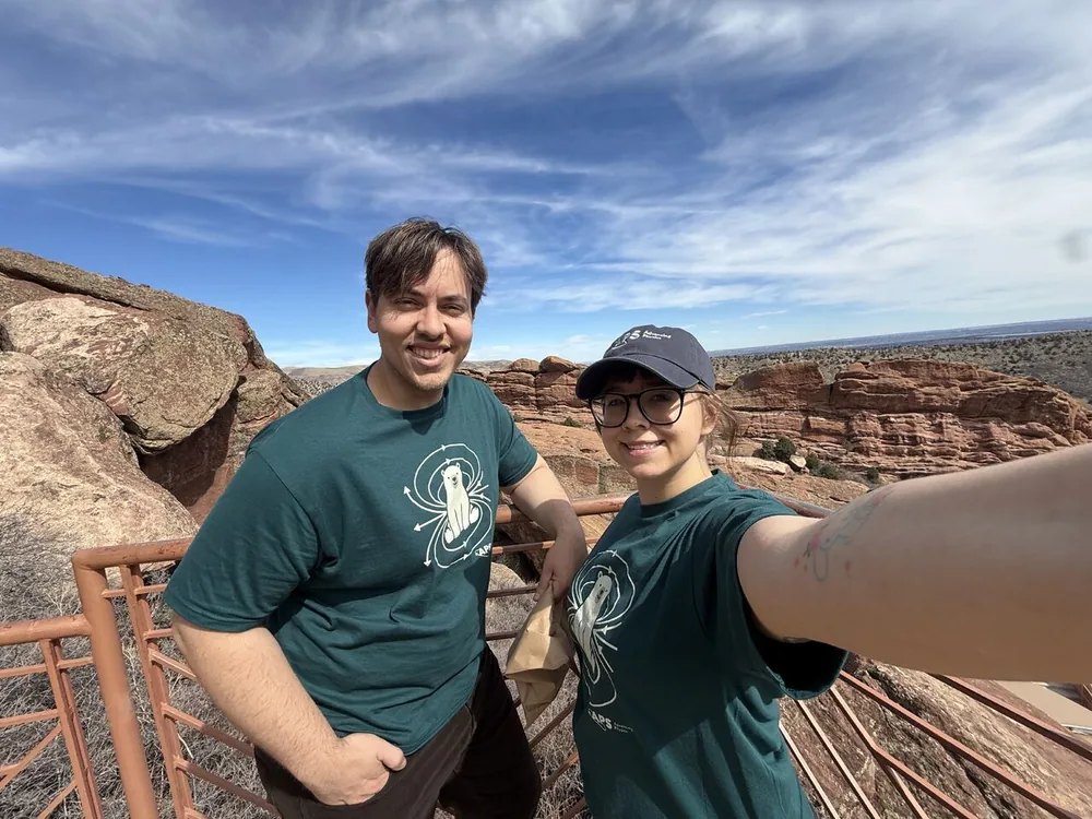 Austin Ellis and his wife exploring Colorado during the APS trip