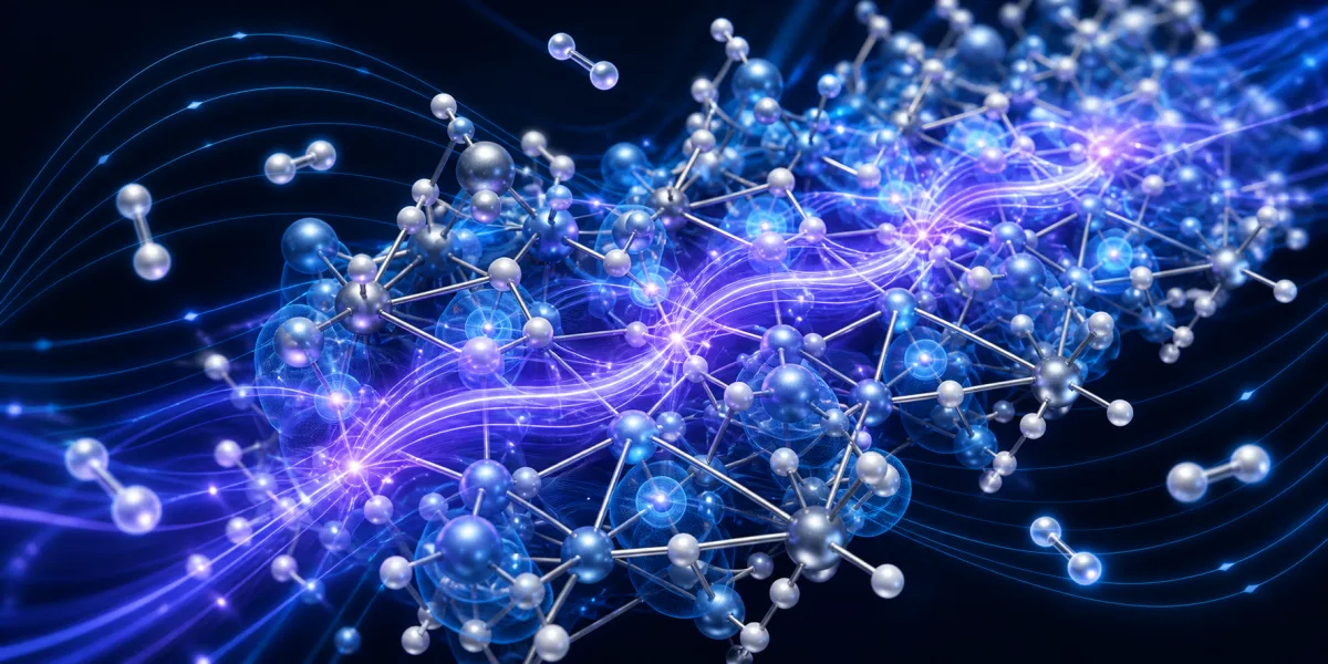 Abstract molecular hydride lattice with superconducting electron pathways
